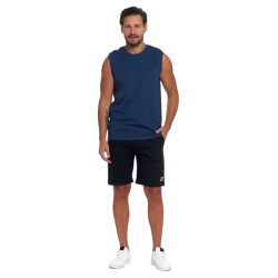 Koszulka męska tank top bez rękawów NIEBIESKI MORAJ